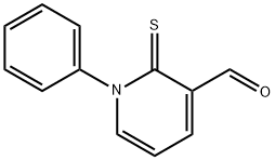 1,2-dihydro-1-phenyl-2-thioxonicotinaldehyde 结构式