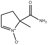 2H-Pyrrole-2-carboxamide,3,4-dihydro-2-methyl-,1-oxide(9CI) Structure