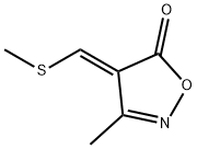 5(4H)-Isoxazolone,3-methyl-4-[(methylthio)methylene]-,(E)-(9CI) Struktur