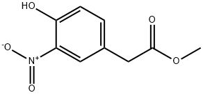 3-硝基-4-羟基苯乙酸甲酯, 61873-93-6, 结构式