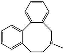 6-Methyl-5,6,7,8-tetrahydrodibenz[c,e]azocine Structure