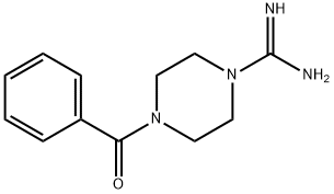 4-BENZOYLPIPERAZINE-1-CARBOXAMIDINE Structure