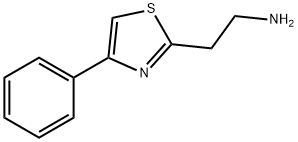 2-(4-フェニル-1,3-チアゾール-2-イル)エタンアミン 化学構造式