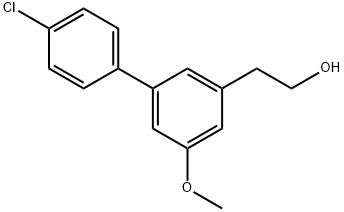 4'-Chloro-3-(2-hydroxyethyl)-5-methoxybiphenyl,61888-67-3,结构式