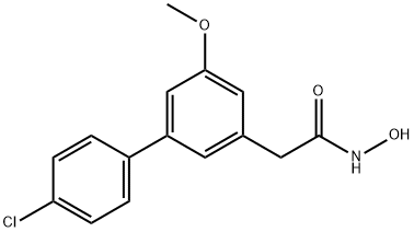 4'-Chloro-N-hydroxy-5-methoxy-(1,1'-biphenyl)-3-acetamide,61888-70-8,结构式