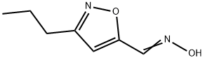 5-Isoxazolecarboxaldehyde,3-propyl-,oxime(9CI) 化学構造式
