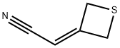 2-(硫杂环丁烷-3-基亚甲基)乙腈,61890-05-9,结构式