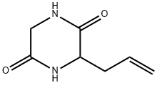 2,5-Piperazinedione,  3-(2-propenyl)-  (9CI) Structure
