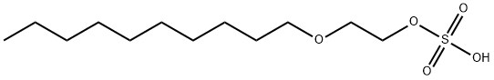 硫酸水素2-(デシルオキシ)エチル 化学構造式