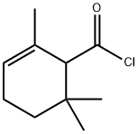 2-Cyclohexene-1-carbonyl chloride, 2,6,6-trimethyl- (9CI) Structure