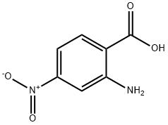 2-氨基-4-硝基苯甲酸, 619-17-0, 结构式