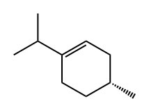 1-Isopropyl-4α-methylcyclohexene Structure