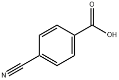 4-Cyanobenzoic acid Struktur