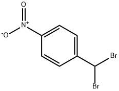 1-(ジブロモメチル)-4-ニトロベンゼン 化学構造式