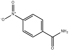 4-ニトロベンズアミド 化学構造式