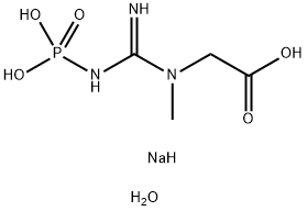 磷酸肌酸二钠盐,6190-45-0,结构式