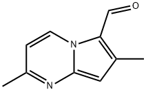 Pyrrolo[1,2-a]pyrimidine-6-carboxaldehyde, 2,7-dimethyl- (9CI),61900-77-4,结构式