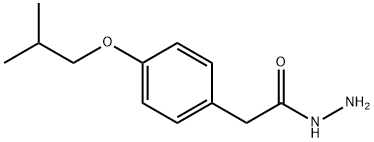 2-[4-(2-Methylpropoxy)phenyl]acetohydrazide Struktur