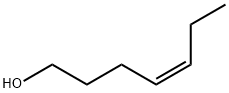 cis-4-ヘプテン-1-オール 化学構造式