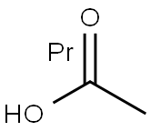 三酢酸プラセオジム(III) 化学構造式