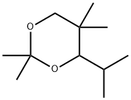 4-isopropyl-2,2,5,5-tetramethyl-1,3-dioxane Structure