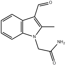 2-(3-FORMYL-2-METHYL-INDOL-1-YL)-ACETAMIDE|2 - (3 -甲酰- 2 -甲基- 1H -吲哚- 1 -基)乙酰胺