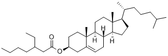 コレステロール(炭酸2-エチルヘキシル) 化学構造式
