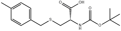 N-BOC-S-4-甲基苄基-D-半胱氨酸,61925-78-8,结构式