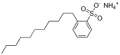 ammonium undecylbenzenesulphonate Structure