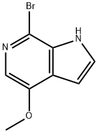 7-溴-4-甲氧基-1H-吡咯并[2,3-C]吡啶,619331-35-0,结构式