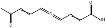 9-Oxo-2,4,5,7-decatetraenoic acid Struktur