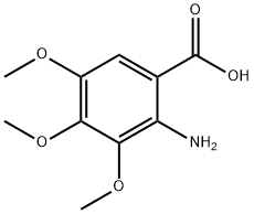 2-氨基-3,4,5-三甲氧基苯甲酸, 61948-85-4, 结构式