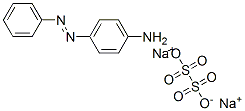 4-(phenylazo)aniline, disulpho derivative, sodium salt Struktur