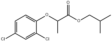 isobutyl 2-(2,4-dichlorophenoxy)propionate Struktur