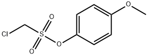 Chloromethanesulfonic acid 4-methoxyphenyl ester 结构式