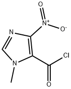 1H-Imidazole-5-carbonylchloride,1-methyl-4-nitro-(9CI) 结构式