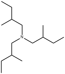 tris(2-methylbutyl)amine Struktur