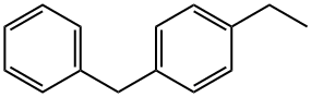4-エチル-1-ベンジルベンゼン 化学構造式