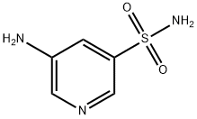 3-Pyridinesulfonamide,5-amino-(9CI) Struktur