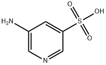 5-アミノピリジン-3-スルホン酸 化学構造式