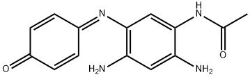 N-(2,4-diamino-5-(4-oxocyclohexa-2,5-dienylideneamino)phenyl)acetamide