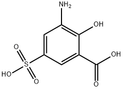 3-AMINO-5-SULFOSALICYLIC ACID Structure