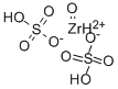 Zirconium oxide sulfate Struktur