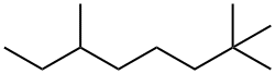 2,2,6-トリメチルオクタン 化学構造式