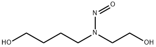 N-(2-HYDROXYETHYL)-N-(4-HYDROXYBUTYLNITROSAMINE),62018-89-7,结构式