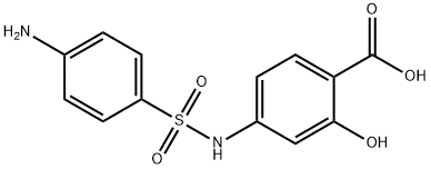 4-sulphanilamidosalicylic acid Structure