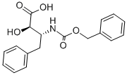 N-CBZ-(2R,3R)-3-AMINO-2-HYDROXY-4-PHENYL-BUTYRIC ACID Structure