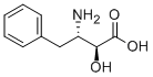 (2S,3S)-2-ヒドロキシ-3-アミノ-4-フェニルブタン酸 化学構造式