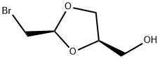 cis-2-(bromomethyl)-1,3-dioxolane-4-methanol  Structure