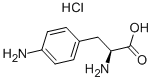 4-アミノ-L-フェニルアラニン·塩酸塩 化学構造式